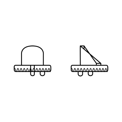 Line drawing of the Bobrick Hinge Cam – 1002156.