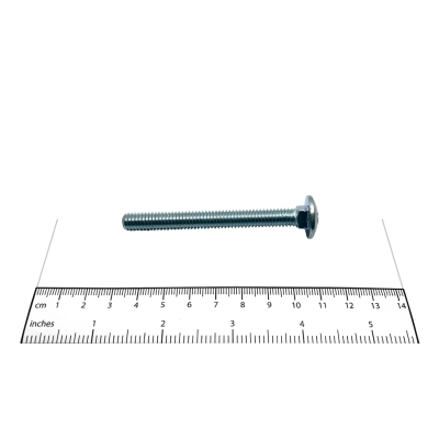 Photograph of the Bobrick Leveling Bolt for Stile Bottom - 1002422 with ruler.