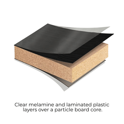 Illustration of Bobrick high-pressure laminate.