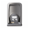 Koala Kare KB311-SSWM vertical surface-mount baby changing station dimensions shown open, head-on.