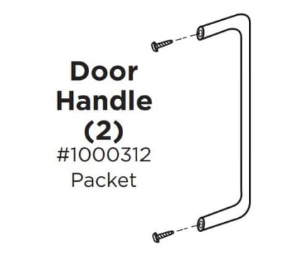 Bobrick Door Handle Packet - 1000312 - Image 2