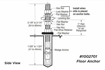 Bobrick Floor Anchor Packet - 1002701 - Image 3