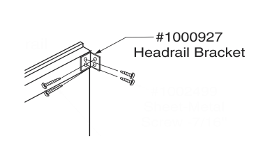 Bobrick Headrail Bracket - 1000927 - Image 2