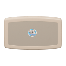 Koala Kare's Horizontal Surface Mounted Baby Changing Station KB300 - Front View in Beige