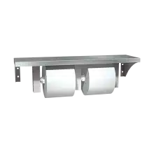 Photo of ASI 0697-GAL Shelf With Toilet Tissue Holder (Double) – Surface Mounted
