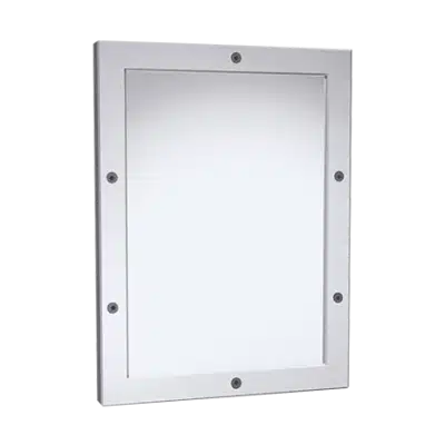 Photo of ASI 105-14 Framed Mirror – 20 Ga. #8 Mirror Polished Stainless Steel, Front Mount