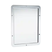 Photo of ASI 107-14 Mirror – 20 Ga. #8 Mirror Polished Stainless Steel, Front Mount