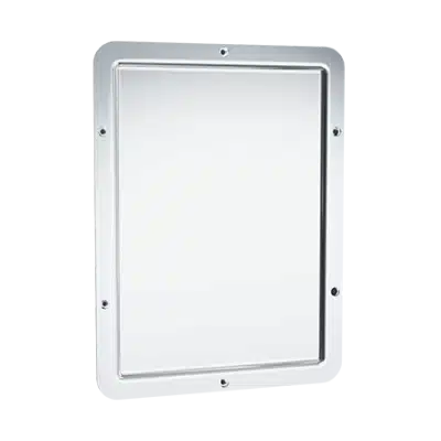 Photo of ASI 107-14 Mirror – 20 Ga. #8 Mirror Polished Stainless Steel, Front Mount