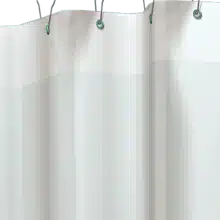 Photo of ASI 1200-V - Shower Curtain – 10 ga. White Vinyl, Various Widths