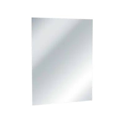 Photo of ASI 8026 Frameless Stainless Steel Mirror with Masonite Backing