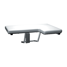 Photo of ASI 8205-L - Folding Shower Seat, Folding Shower Seat, Padded – L Shaped – Left Hand, ADA
