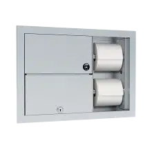 Photo of ASI 04822 - Toilet Tissue Dispenser / Napkin Disposal – Recessed