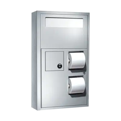 Photo of ASI 0483 - Toilet Seat Cover & Toilet Tissue Dispenser w/ Napkin Disposal – Surface Mounted