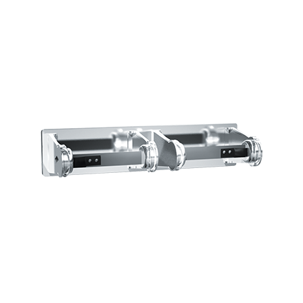 ASI - 0715 - Toilet Tissue Holder (Double) – Chrome Plated – Surface Mounted