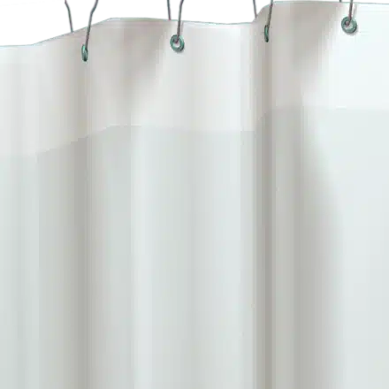 ASI - 1200-V - Shower Curtain – 10 ga. White Vinyl, Various Widths