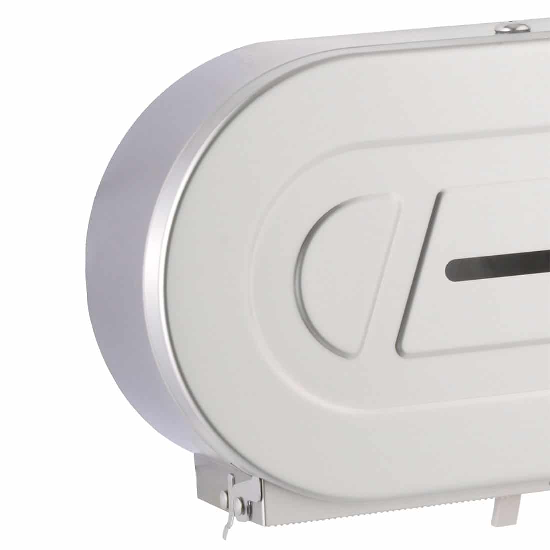 Bobrick Classic Surface Mount Twin Jumbo Roll Toilet Tissue Dispenser B-2892 - Image 2