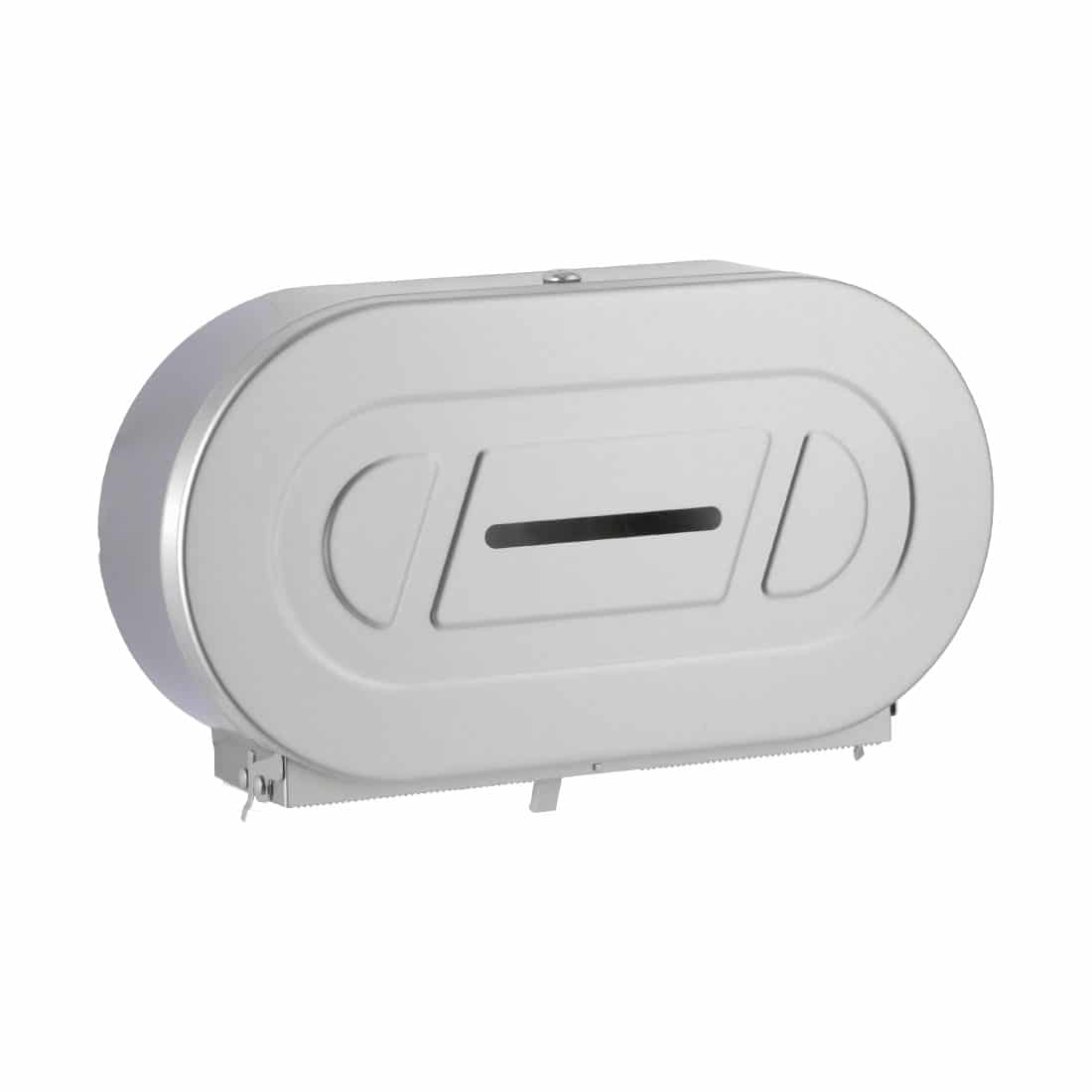 Bobrick Classic Surface Mount Twin Jumbo Roll Toilet Tissue Dispenser B-2892
