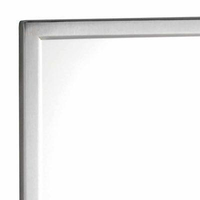 Bobrick Glass Mirror with Stainless Steel Angle Frame B-290 - Image 2