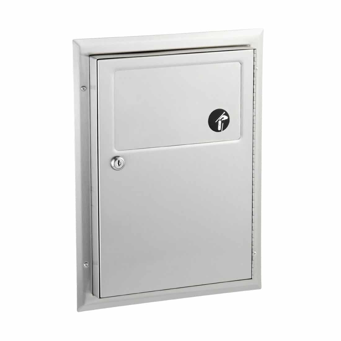 Bobrick Partition Mounted Sanitary Napkin Disposal B-354