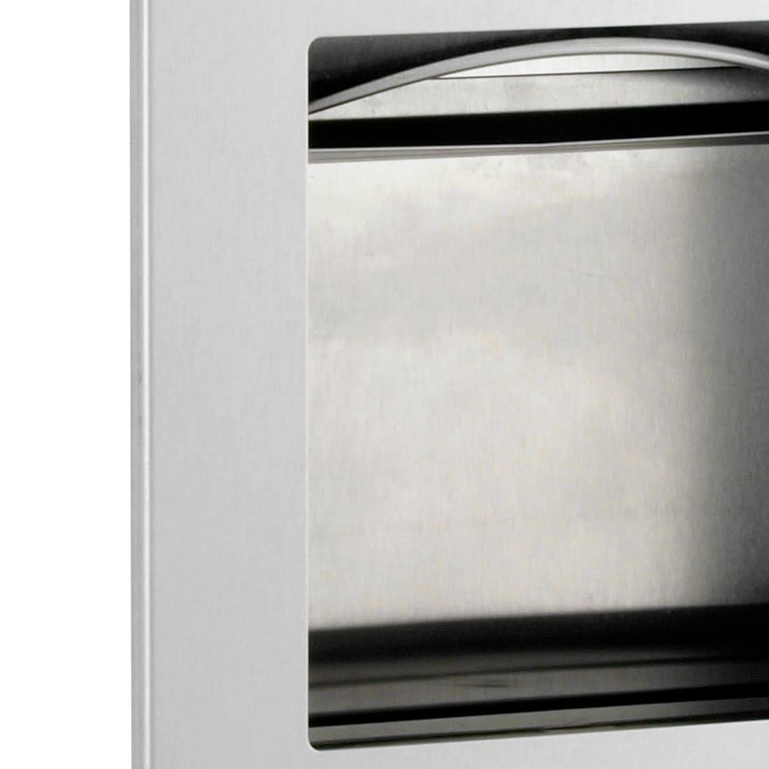 Bobrick TrimLine Recessed Paper Towel Dispenser and Waste Receptacle B-36903 - Image 2