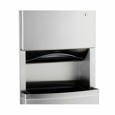 Bobrick Contura Recessed Paper Towel Dispenser and Waste Receptacle B-4369 - Image 2
