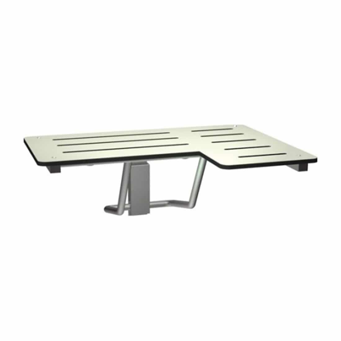 Bobrick Reversible Solid Phenolic B-5181 Folding Shower Seat