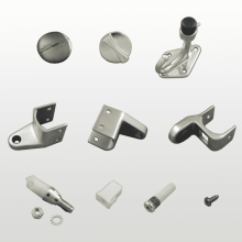 Hadrian Standard Wrap Hinge Hardware Kit (Stainless Steel) - 901000