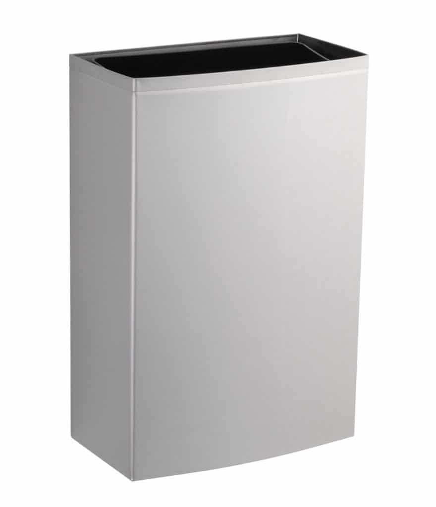 Bobrick B-277 Surface-Mounted 12.75-Gal Waste Receptacle with LinerMate