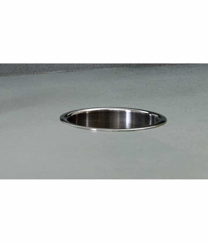 Bobrick B-529 Countertop-Mounted Circular Waste Chute