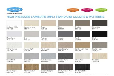 Floor Mounted Privacy Screen - Plastic Laminate - Image 4