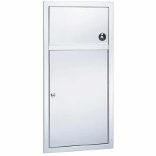Bradley 3251 - 2.8 Framed Gallon Waste Receptacle