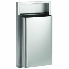 Bradley 344 - 12 Gallon Framed Waste Receptacle