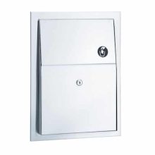 Bradley 4722-101500 Semi-Recessed Napkin Disposal