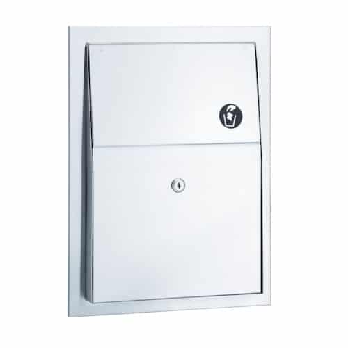 Bradley 4722-101500 Semi-Recessed Napkin Disposal