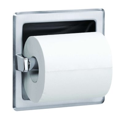 Bradley 5104 Recessed Single Roll Toilet Paper Dispenser