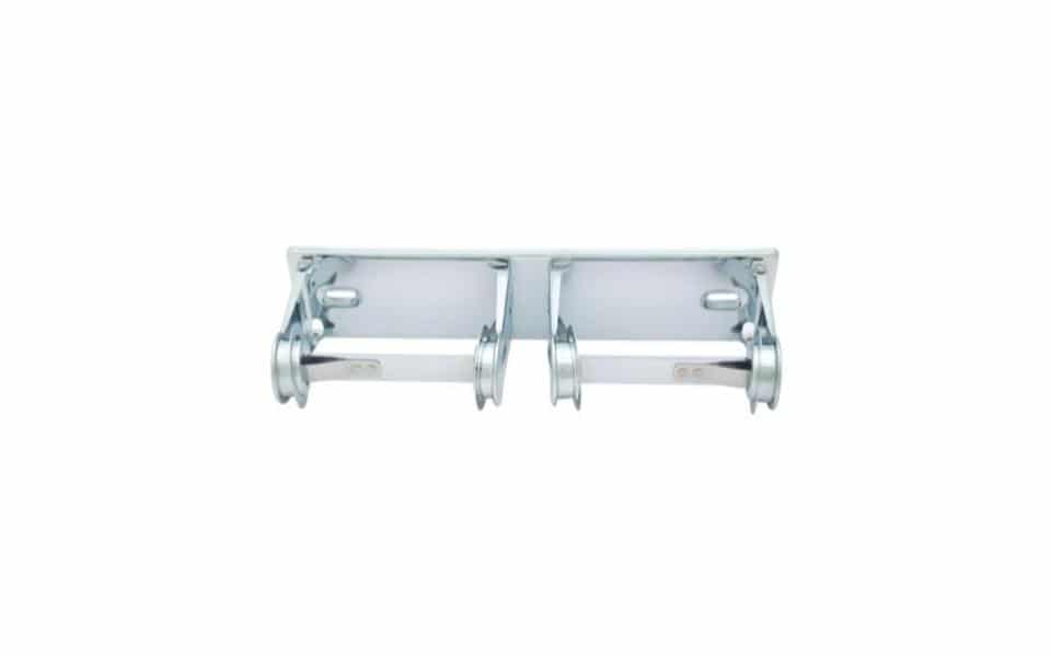 Bradley 5224 Tension Spring Control Dual Roll Toilet Paper Dispenser