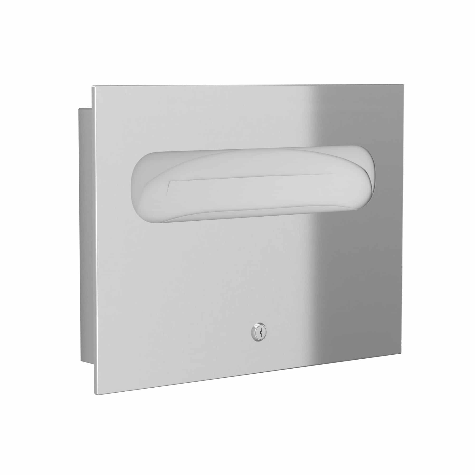 Bradley 5847 Recessed Frameless 500 Capacity Seat Cover Dispenser