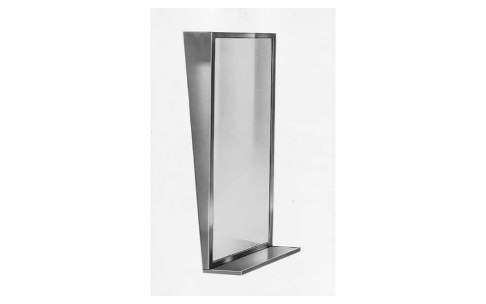 Bradley 7405 Fixed Tilt Mirror with Shelf