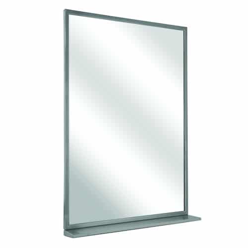 Bradley 7805 Angle Frame Mirror with Shelf