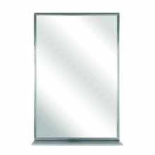 Bradley 7815 Channel Frame Mirror with Shelf