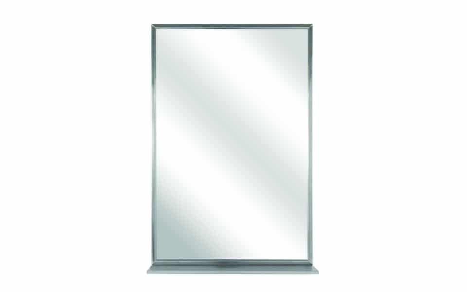Bradley 7815 Channel Frame Mirror with Shelf