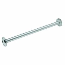 Bradley 953 Exposed Mounting Stainless Steel 1" OD Shower Curtain Rod