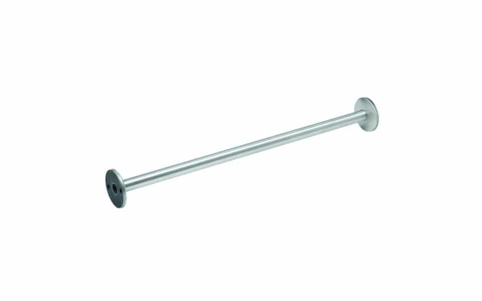 Bradley 9538 Concealed Mounting Stainless Steel 1" OD Shower Curtain Rod