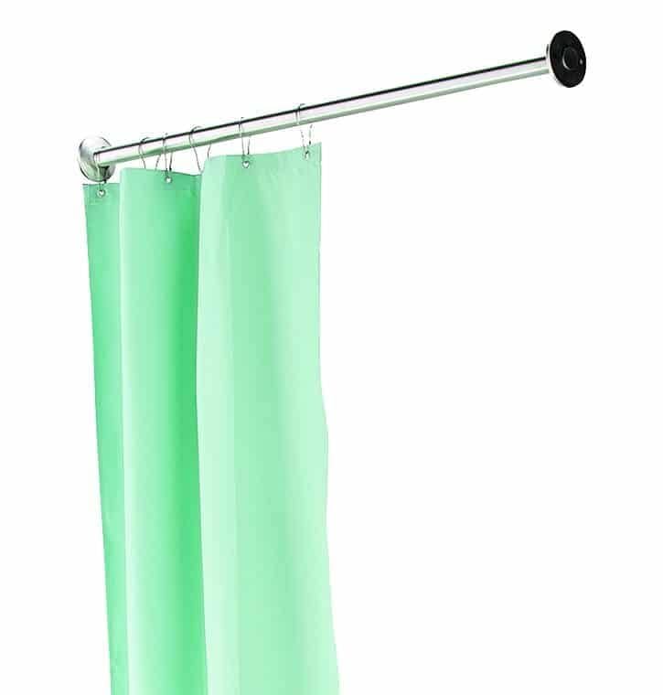 Bradley 9539 Concealed Mounting Stainless Steel 1-1/4" OD Shower Curtain Rod