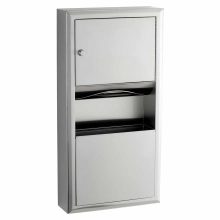 Bobrick Surface Mounted Paper Towel Dispenser and Waste Receptacle B-3699