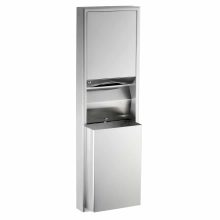 Bobrick Surface Mounted Convertible Paper Towel Dispenser and Waste Receptacle B-3949