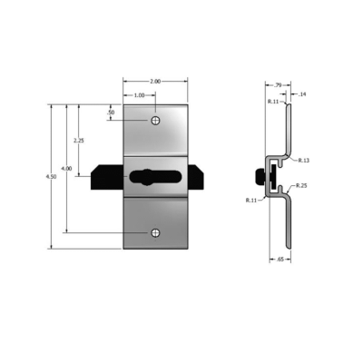 Scranton Products Surface Slide Latch – HLSLA - Image 4
