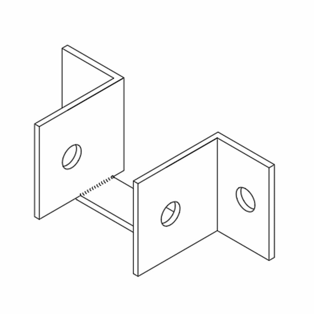 Scranton Products Headrail Bracket - HR100HBS