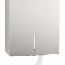 Bobrick Surface-Mounted Single Jumbo Toilet Roll Holder Fino Collection B-9890