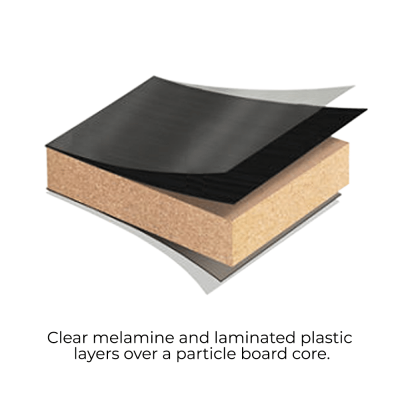 Floor Mounted Privacy Screen - Plastic Laminate - Image 3
